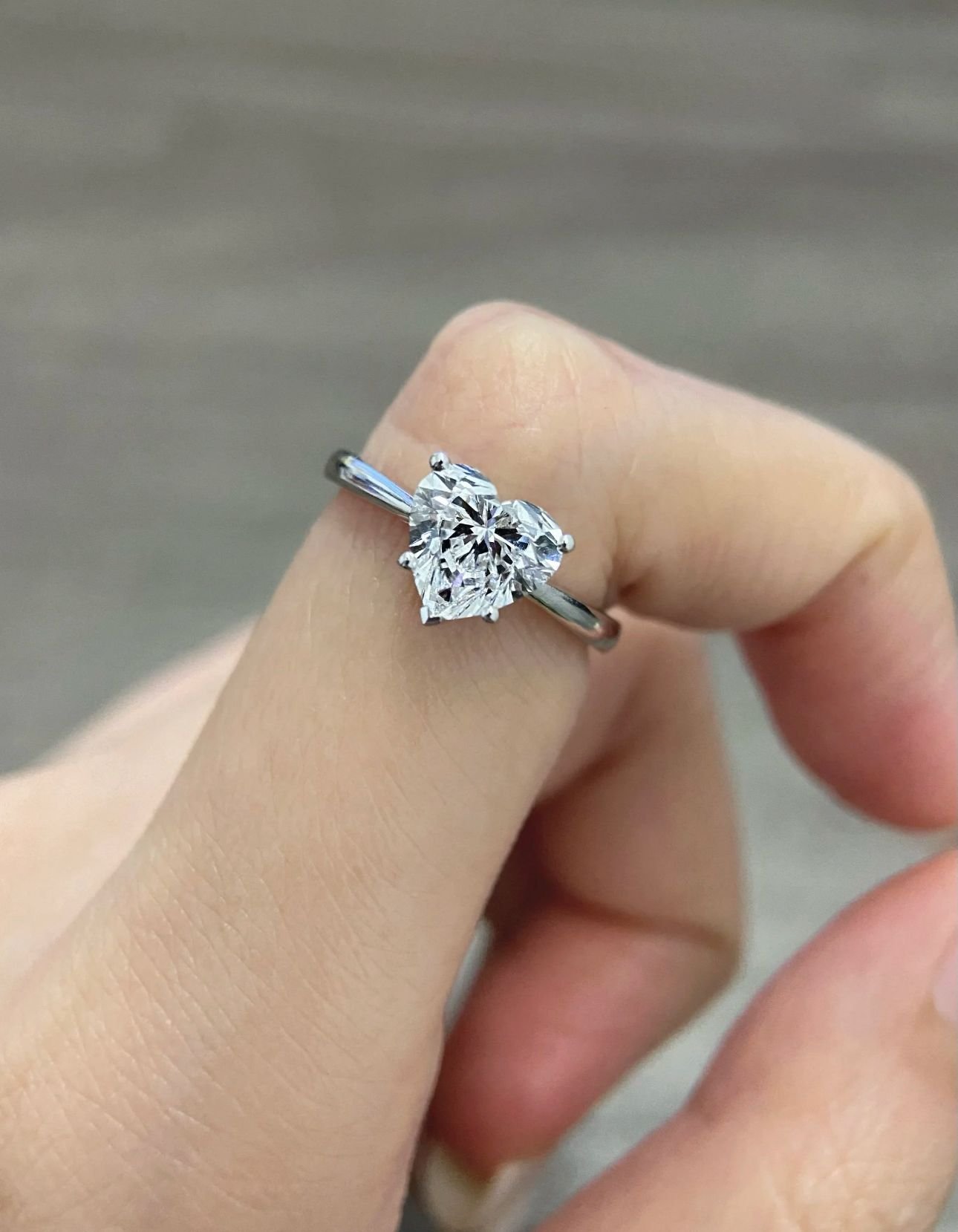 Eternal Heart Bloom Ring Lab-Grown Diamond - Image 5