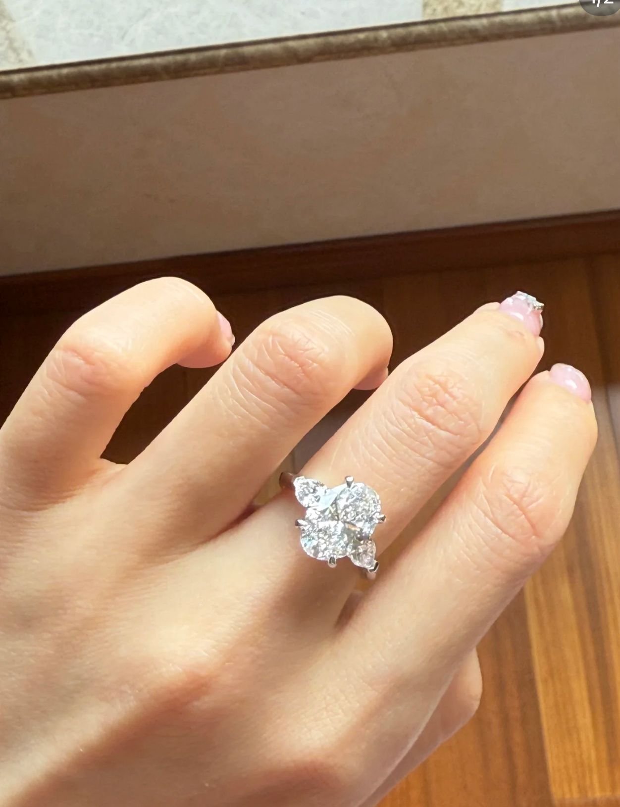 LuminaGrace Lab-Grown Diamond Engagement Ring - Image 4